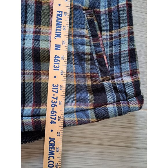 Vtg L.L.Bean XL Unisex Grunge Plaid Fleece-Lined Zip Hoodie Jacket Gorpcore - Picture 11 of 11